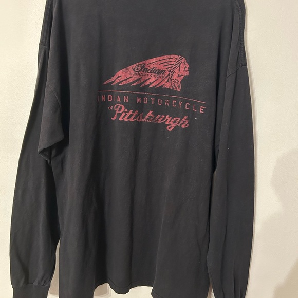 Indian motorcycle long sleeve men’s T-shirt - Picture 2 of 3